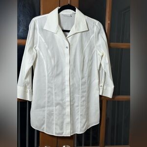 Chico's White Button Down Shirt